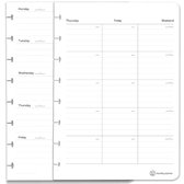 GreenBook - Agenda pagina pakket - A5 - Uitwisbaar