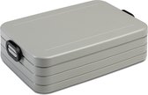 Mepal – Lunchbox Take a Break large – Geschikt voor 8 boterhammen – zilver – Lunchbox voor volwassenen