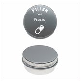 Pillen Blikje Met Naam Gravering - Felicia