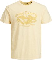 JPRBLUKENNY SS CREW NECK  Banana Crepe XL
