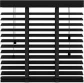 Decosol 947 horizontale jaloezie hout zwart mat 80x180cm