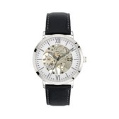 Handopwinder horloge voor heren zilverkleurig AM3019