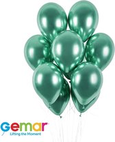 Gemar ballonnen CHROME Green 100 stuks