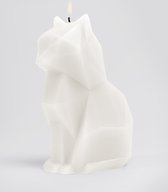 PyroPet Kisa - White - Cat Candle