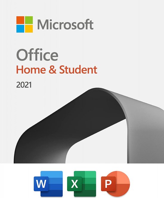 Microsoft Office Home and Student 2021 - 1 apparaat - Eenmalige aankoop -1 PC Windows - Multitalig
