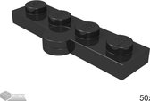 LEGO Scharnier 2429c01 Zwart 50 stuks