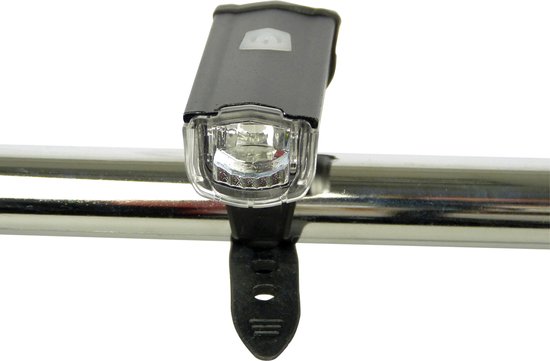Dresco Koplamp Fiets - LED- Fietsverlichting - Oplaadbaar - USB - Zwart — afbeelding 3