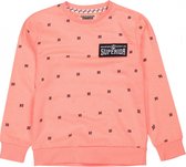 DJ Dutchjeans - Sweater - Neon Coral - Maat 98