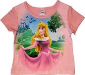 Disney Princess Meisjes T-shirt - Roze - Prinses Doornroosje - Maat 116