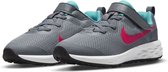 Nike Revolution 6 Sportschoenen - Maat 29.5 - Unisex - grijs - roze - blauw