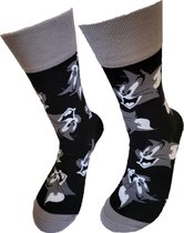 Verjaardag cadeau - Grappige sokken - Tom zwart-wit sokken - Leuke sokken - Vrolijke sokken – Valentijn Cadeau - Luckyday Socks - Cadeau sokken - Socks waar je Happy van wordt – Maat 37-42