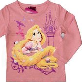 Disney Princess Meisjes Longsleeve - Roze - T-shirt met lange mouwen - Prinses Rapunzel - Maat 98