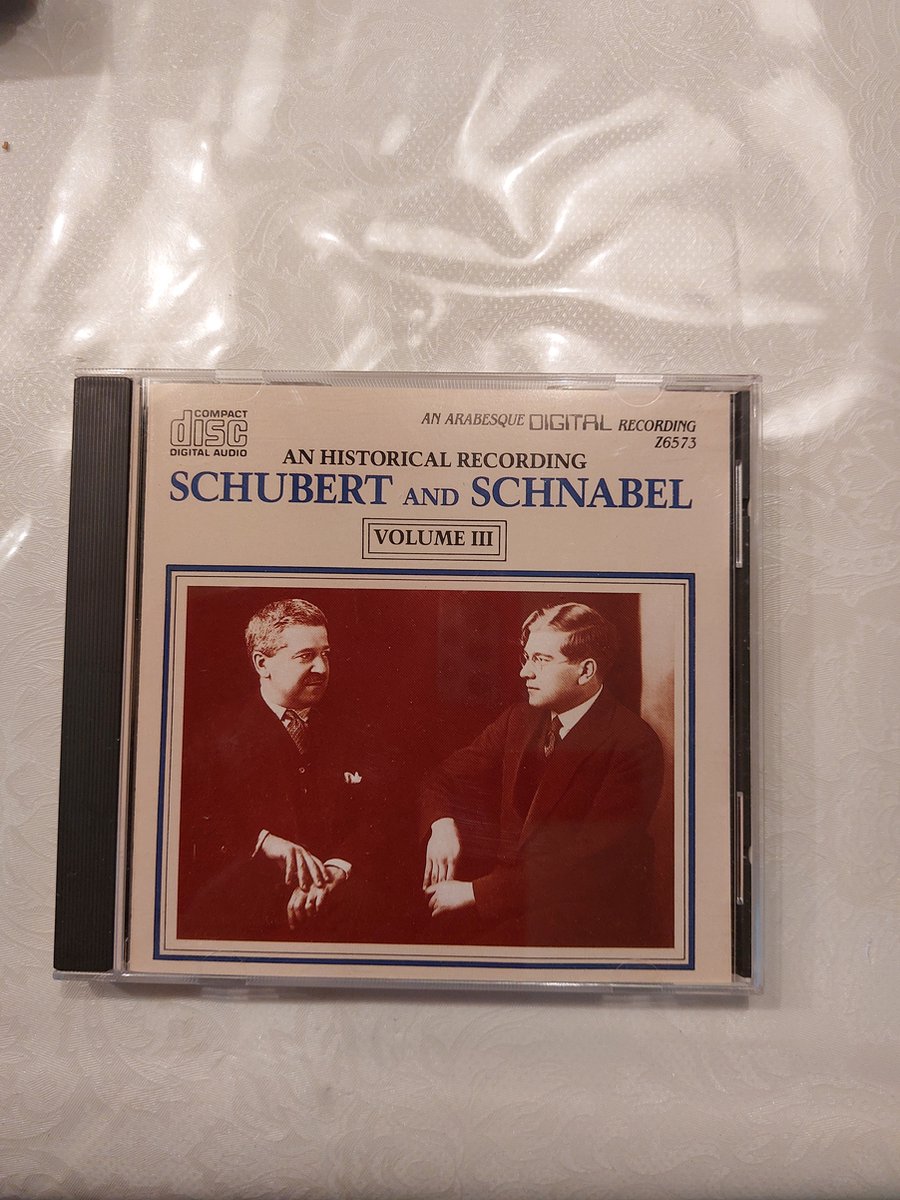 An historical recording Schubert and Schnabel