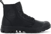 Palladium - Pampa Zip Leather Ess - Black leather shoes-38