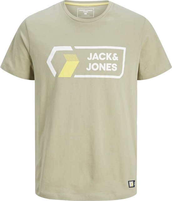 JACK & JONES Herren T-Shirt Mit Buntem Print – Rundhals, Normale Passform, Kurzärmlig