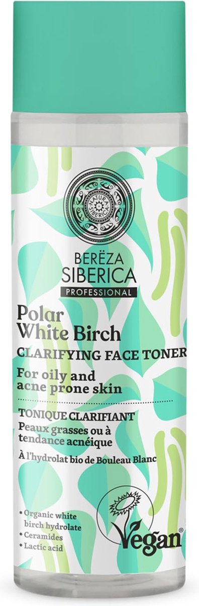NATURA SIBERICA BEREZA POLAR WHITE BIRCH TONICO FACIAL CLARIFYING 200ML