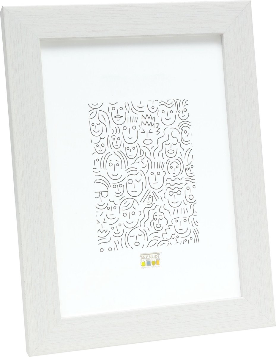 Deknudt Frames Fotolijst - Wit - S41VF1 - Voor foto: 20x30 cm