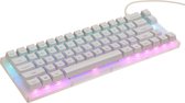 Gamakay K66 Mechanical Keyboard - Double Zone RGB Lights - 66 Keys - Blue Switches - White