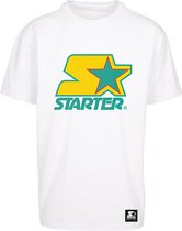 Starter Heren Tshirt -M- Starter Colored Logo Wit