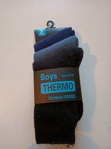 Thermosokken blauw maat :35-38