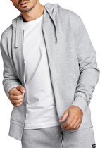 Björn Borg hoodie jacket sweatvest (dik) - grijs -  Maat: M