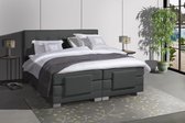 Anno 1588 - Elektrische Boxspring LUXA - Pocketvering - Luxe Topper - Antraciet - Boxspring 160x200 - Inclusief Montage