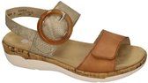 Remonte -Dames -  cognac/caramel - sandalen - maat 39