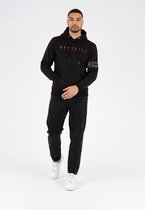 Quotrell - Aruba Hoodie - trui mannen - zwart/fuchia - maat M