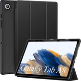 Samsung Galaxy Tab A8 2021 10.5 inch Hoes Zwart - Tri Fold Tablet Case - Smart Cover
