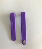 Luxe Siliconen Bandje large voor FitBit Alta – lichtpaars