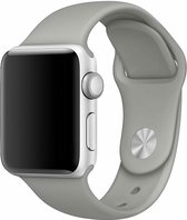 Rubberen sport bandje voor de Geschikt voor Apple Watch 38mm - 40mm S/M - Concrete 1|2|3|4|5|6|7
