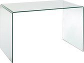 Bureau | glas | transparant | 120x70x (h)75 cm