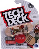 Tech Deck Fingerboard - Stereo - 98 mm - 4-delig - Vinger skateboard