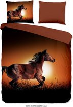 Pure Dekbedovertrek Freedom - 200x200/220 - Bruin Paard