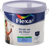 Flexa Strak op de Muur Muurverf - Mat - Mengkleur - 85% Iris - 10 liter