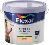 Flexa Strak op de Muur Muurverf - Mat - Mengkleur - Midden Klaproos - 10 liter
