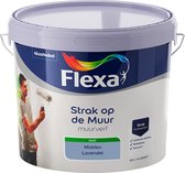 Flexa Strak op de Muur Muurverf - Mat - Mengkleur - Midden Lavendel - 10 liter