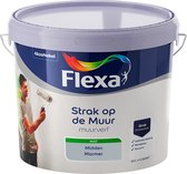 Flexa Strak op de Muur Muurverf - Mat - Mengkleur - Midden Marmer - 10 liter