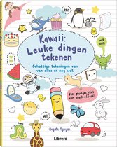 Boek cover Kawaii: Leuke Dingen Tekenen van Angela Nguyen (Paperback)