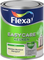 Flexa Easycare Muurverf - Keuken - Mat - Mengkleur - Midden Bamboe - 1 liter