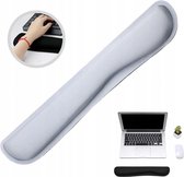 Comfort Gel Toetsenbord Polssteun - Notebook/Laptop/PC/Computer/Muis/Gaming/Keyboard Ondersteuning Voor Pols - Pols Steun Antislip - Keyboard Gel Pad - Wit