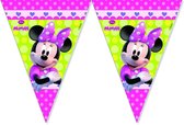 Vlaggenlijn Mini Mouse - Disney - Verjaardag - Verjaardagsfeest - Feestslinger - Roze - 2 meter