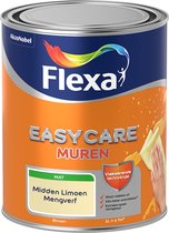 Flexa Easycare Muurverf - Mat - Mengkleur - Midden Limoen - 1 liter