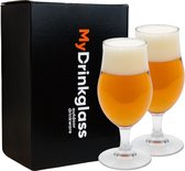 2x Bierglas Glasgow 40cl l Onbreekbare kunststof l Plastic drinkglazen