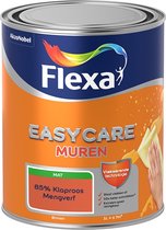 Flexa Easycare Muurverf - Mat - Mengkleur - 85% Klaproos - 1 liter