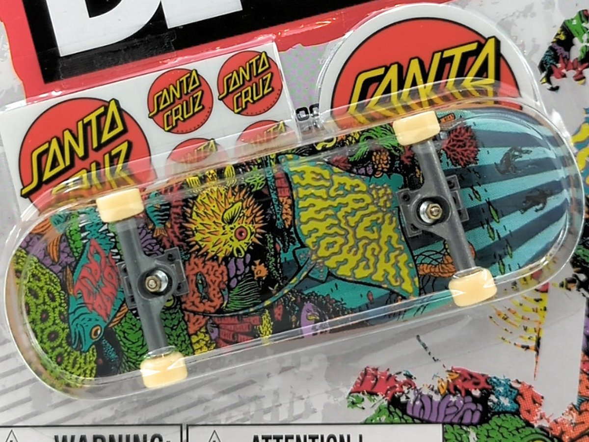 Tech Deck Old Skool Santa Cruz Skateboards Aquatic Erick Winkowski