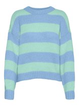 VERO MODA  pull dames newwine ls stripe blouse BLAUW XL