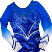 Sparkle&Dream Gympakje Turnpakje Noa Blauw - CME | maat 122 - 128 voor turnen en gymnastiek