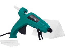 VONROC Lijmpistool – 70W – Ø11,2MM – anti-druip functie – Incl. 56 lijmpatronen
