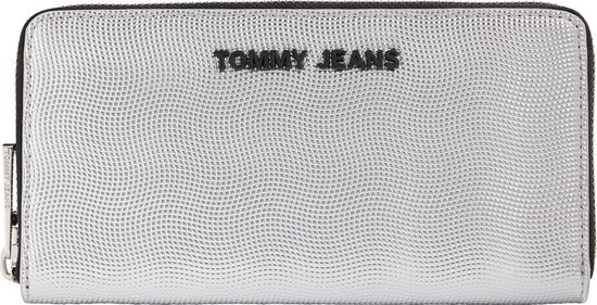 Tommy Hilfiger - TJW Essential LG ZA Metalic - Portefeuille Femme - Argent  | bol.com